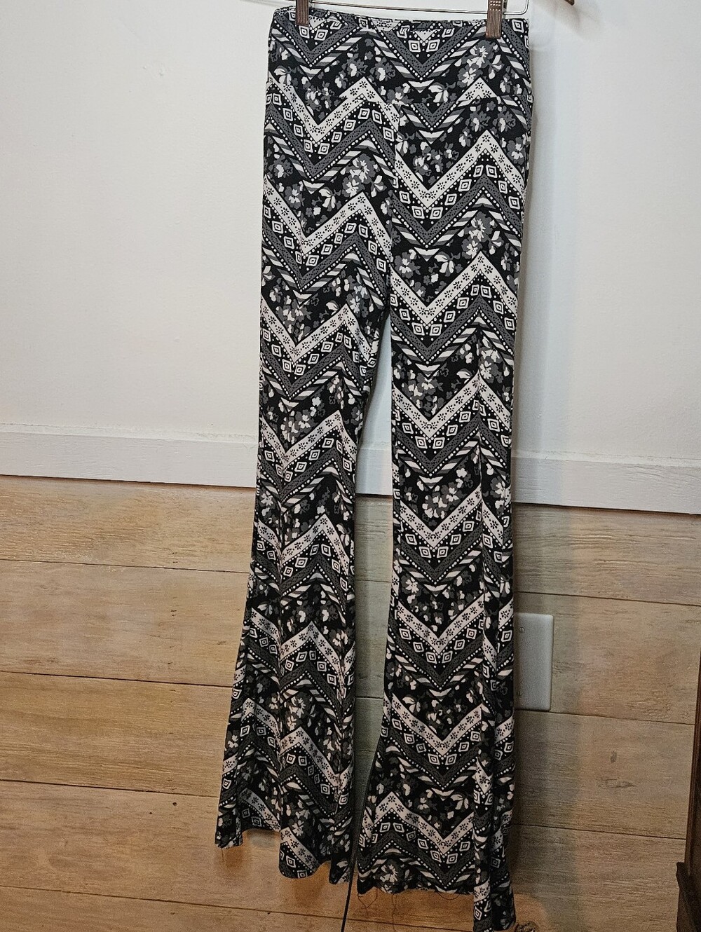 Festival Boho Flare Pants Leggings Coachella Printed Leggings